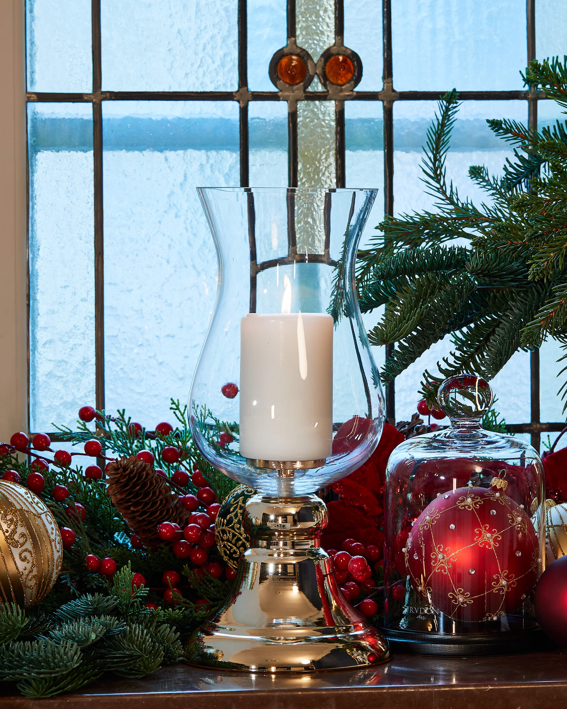 Abbot Kerzenlaterne gold