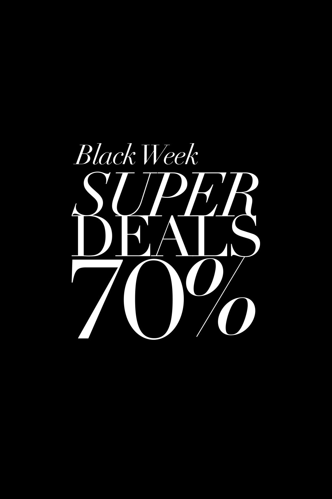 Black Week 20-70%