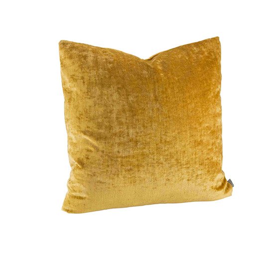 Cognac - Garda Velvet cushion cover beige