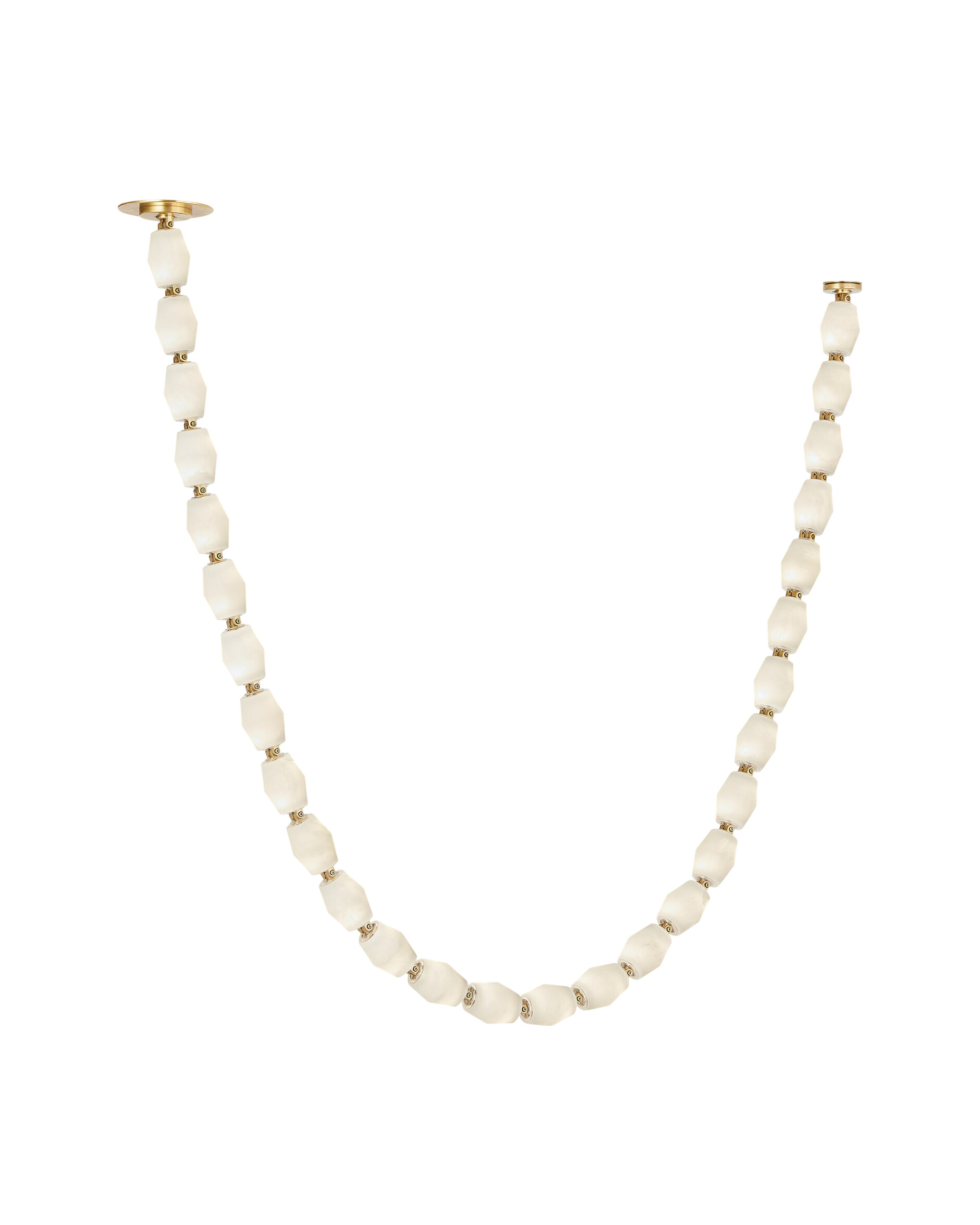 Collier Alabaster 84 Chandelier Antique Brass 2700K