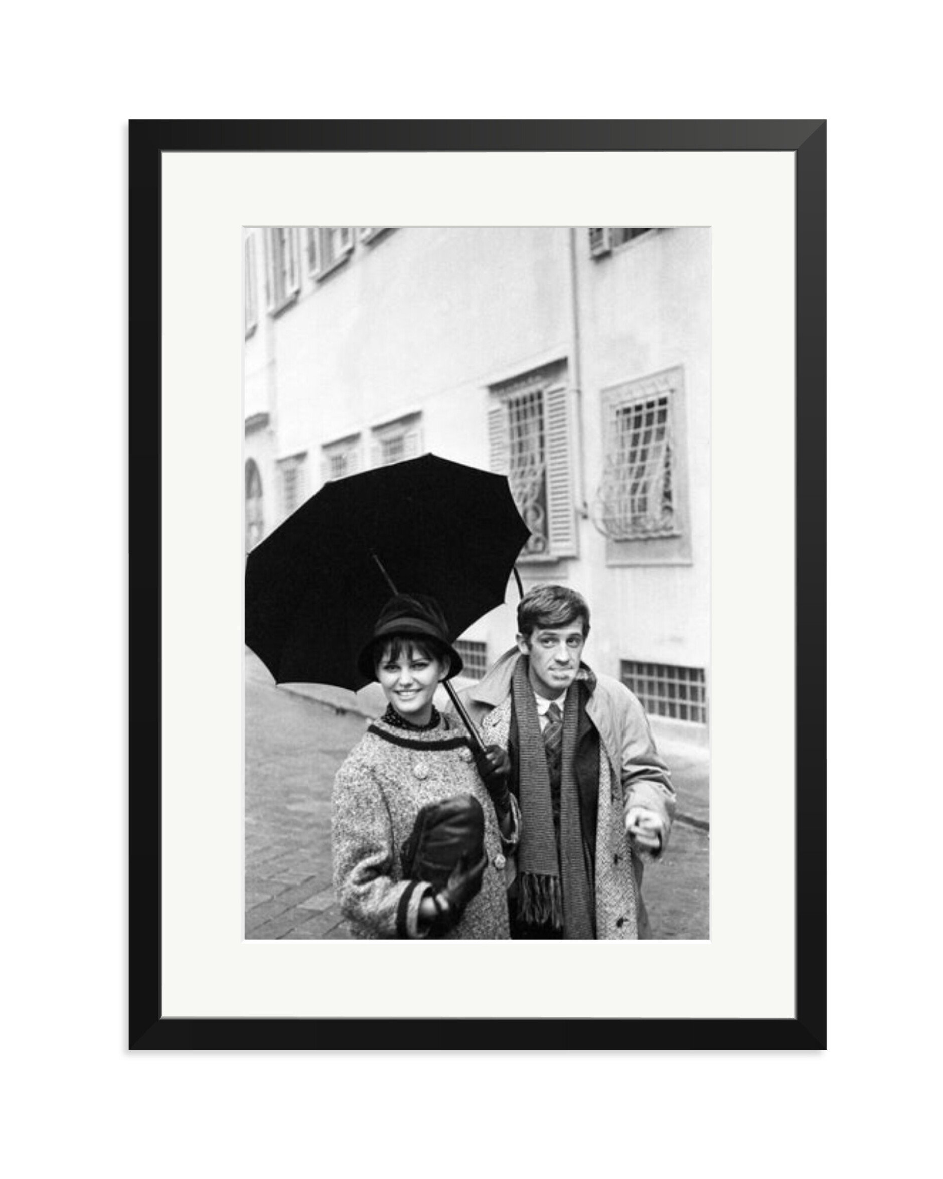 Claudia Cardinale and Jean Paul Belmondo Black / XL