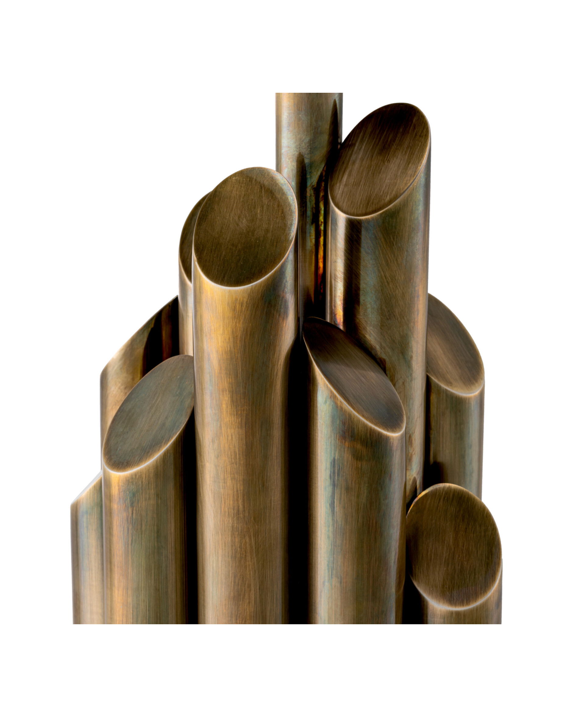 Beau Rivage bordslampa antik mässing