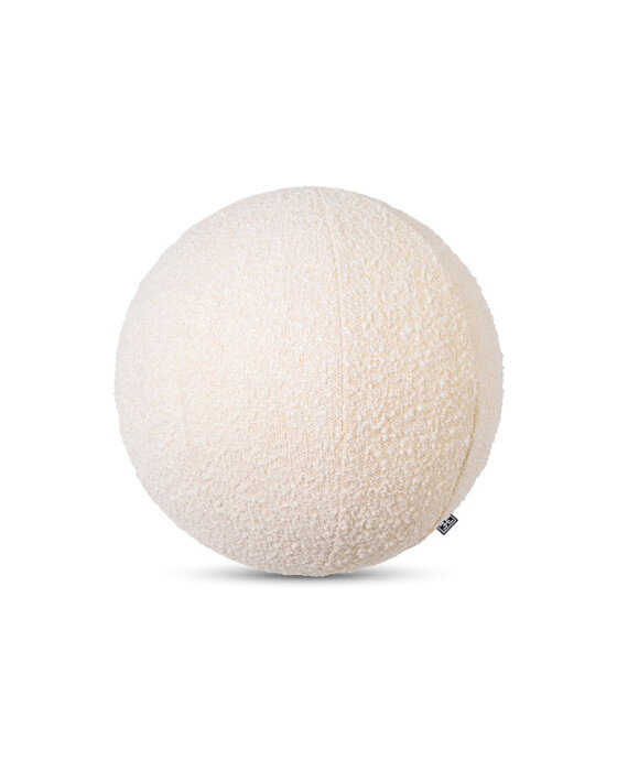 Palla rund kudde bouclé cream | Textil - Kuddar - Prydnadskuddar | Möbelexperten