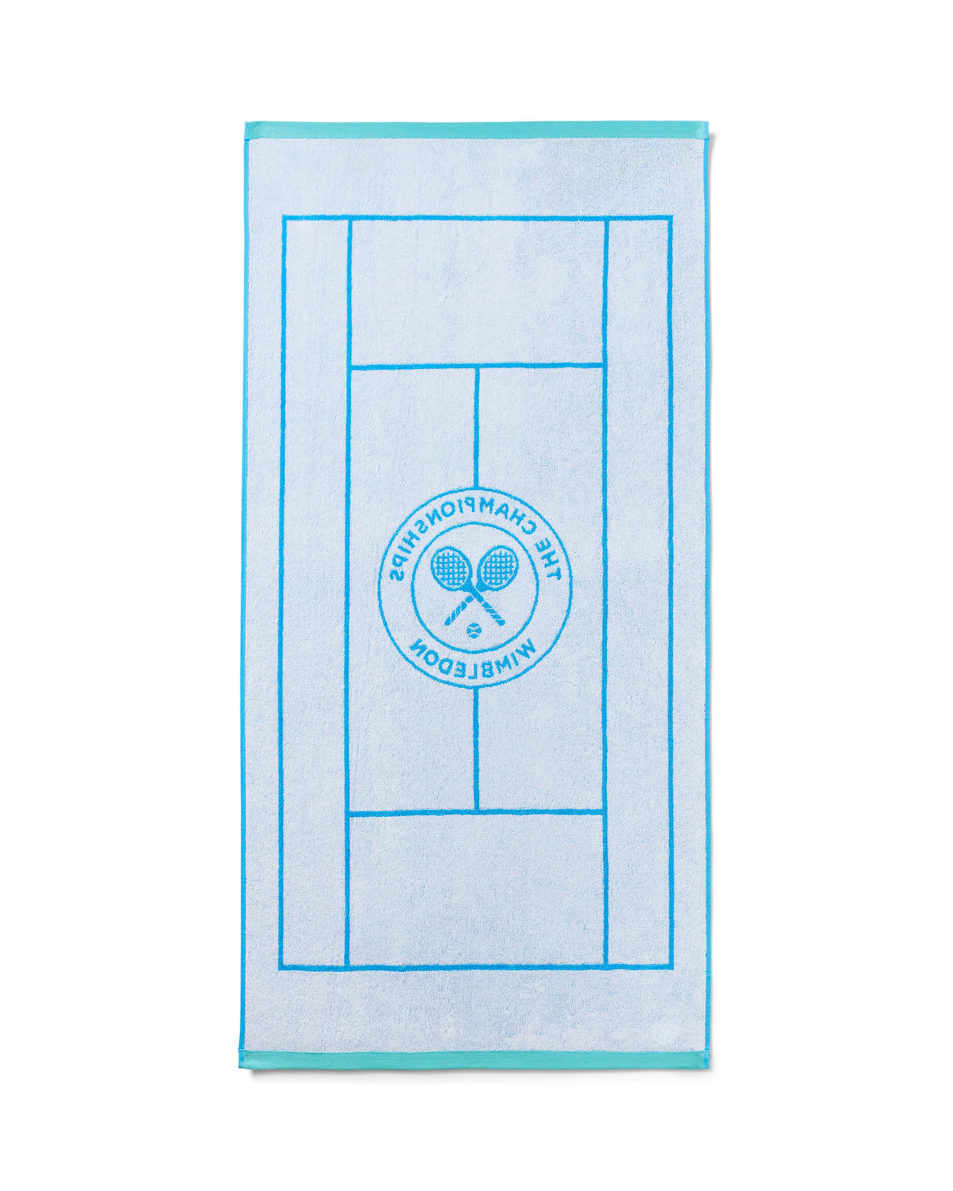 Wimbledon Tennis Court handduk blå