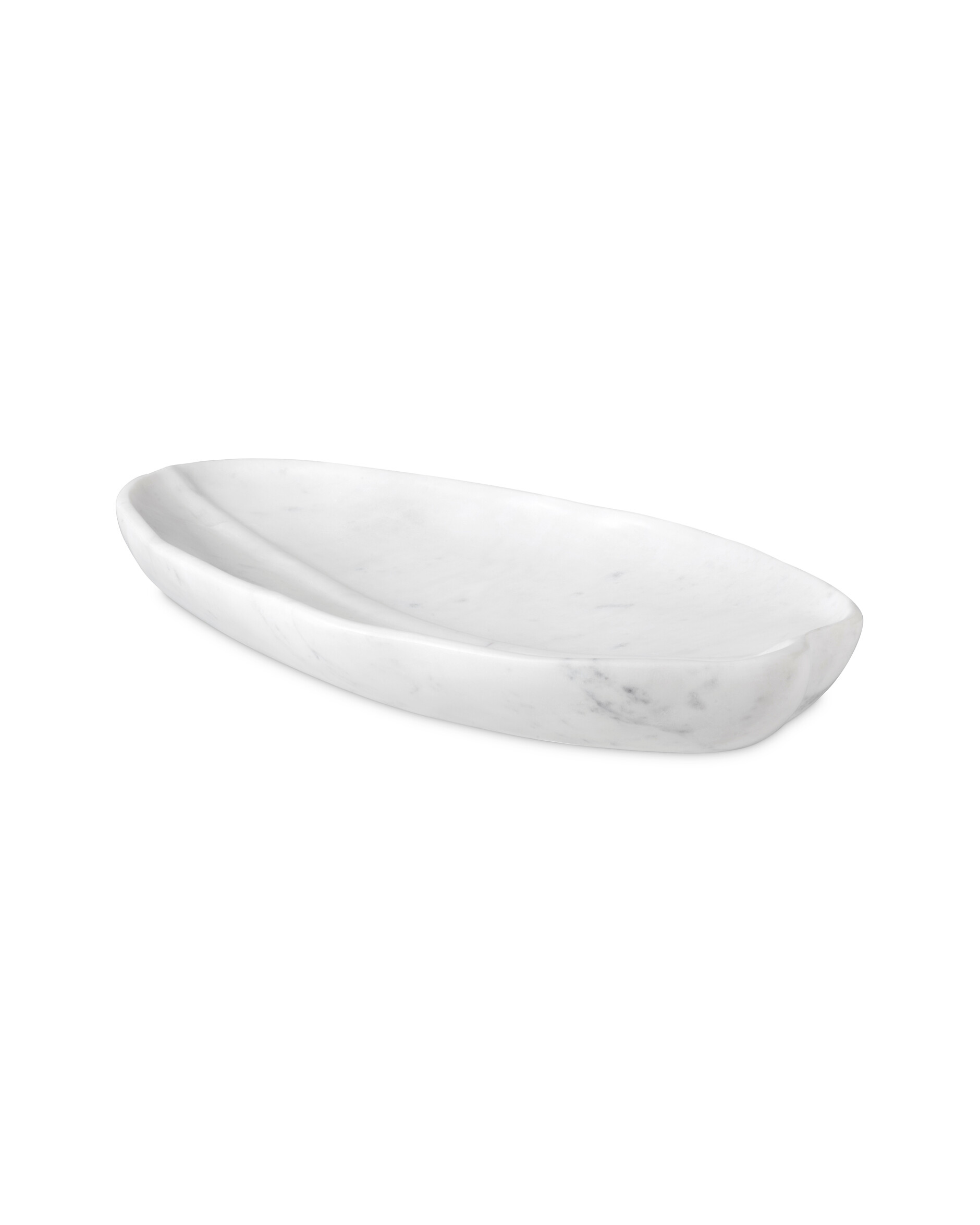 Loulou Tray White Marble