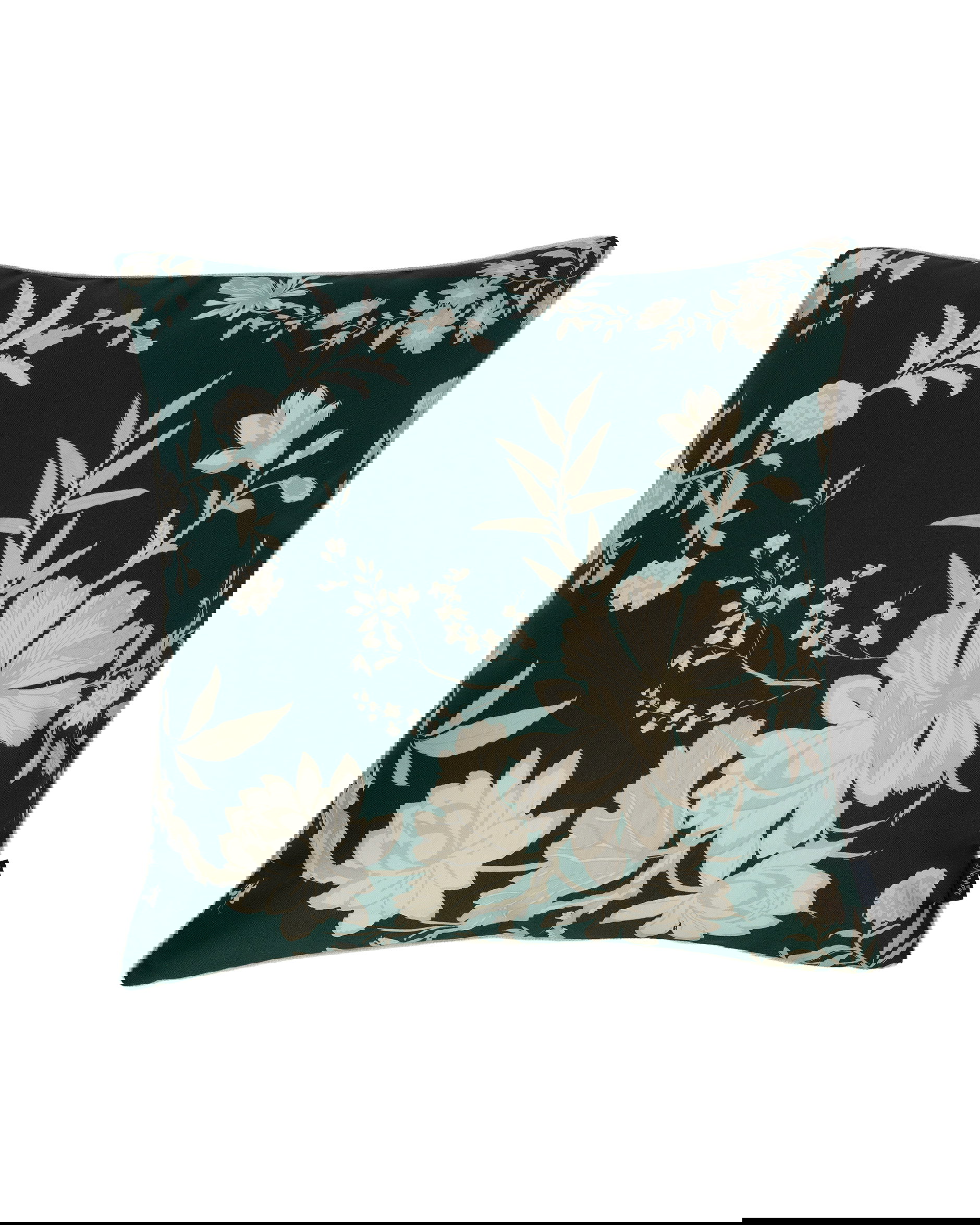 Tea House Floral kuddfodral grön