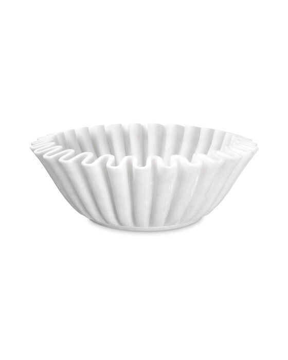 Jackson skål round white marble