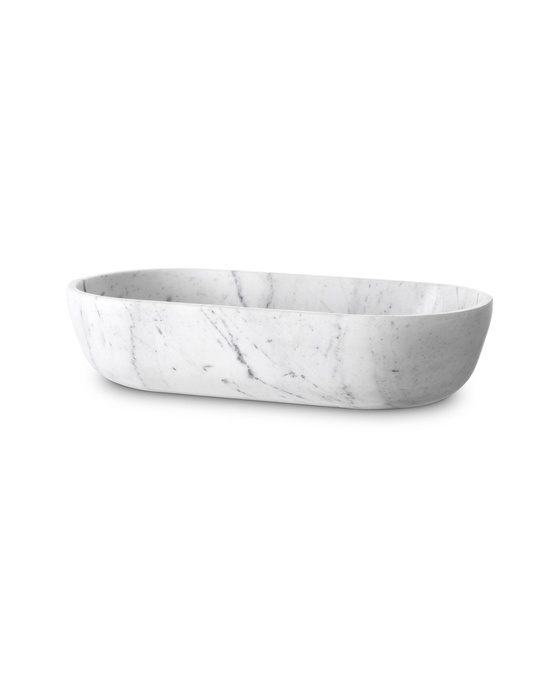 Terrebonne Bowl White Marble