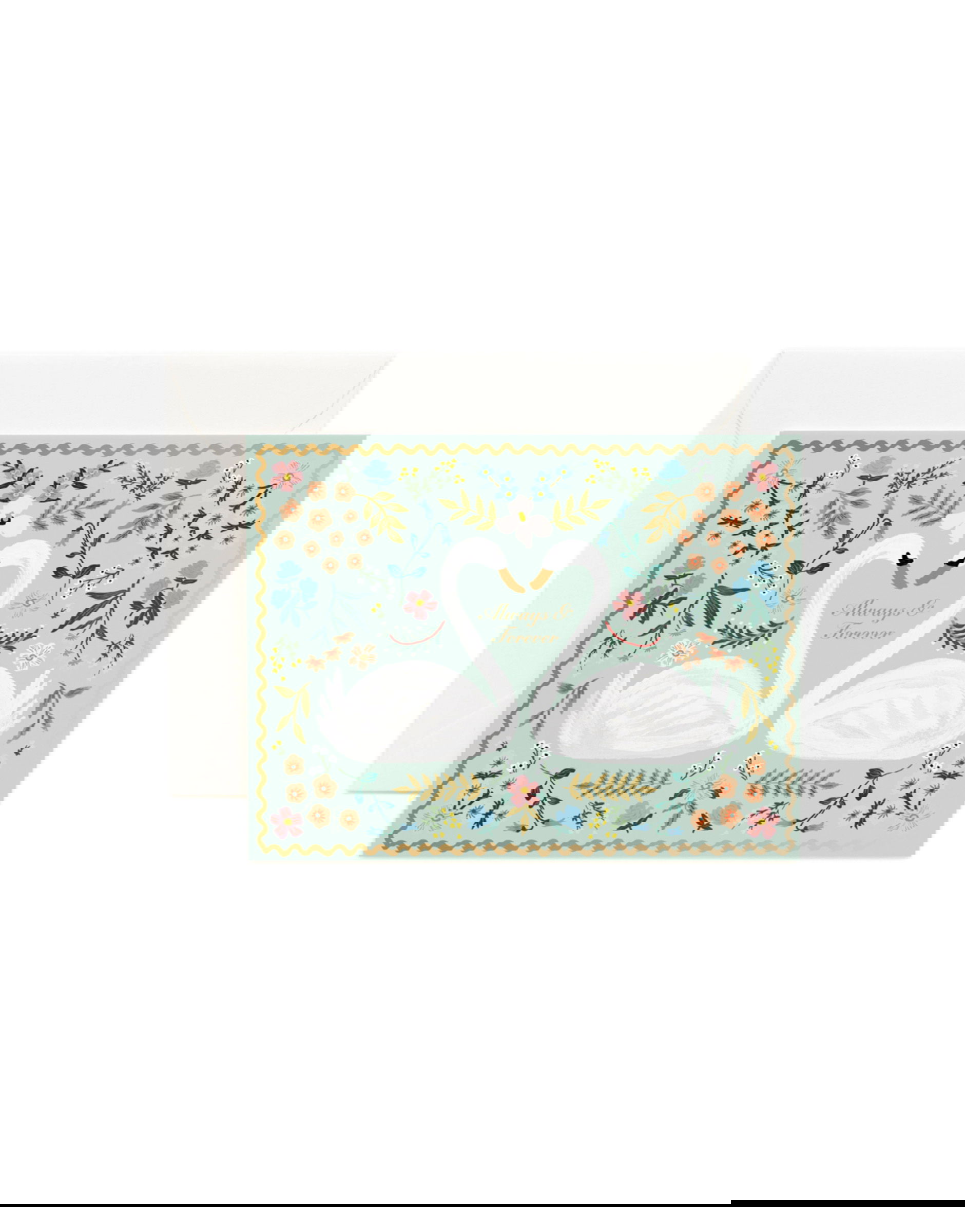 Always and Forever Swans Card