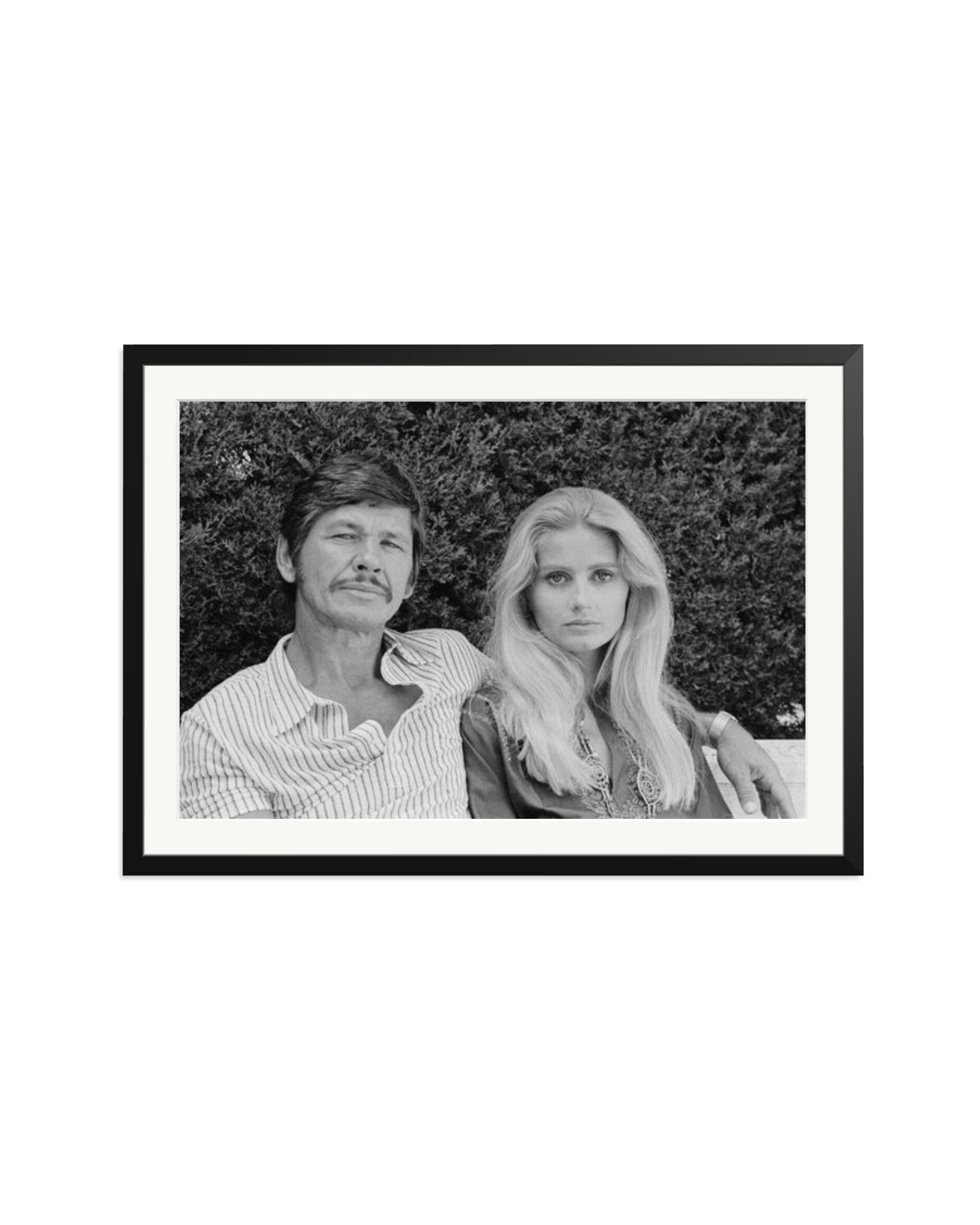 Charles Bronson and Jill Ireland Black / XXL
