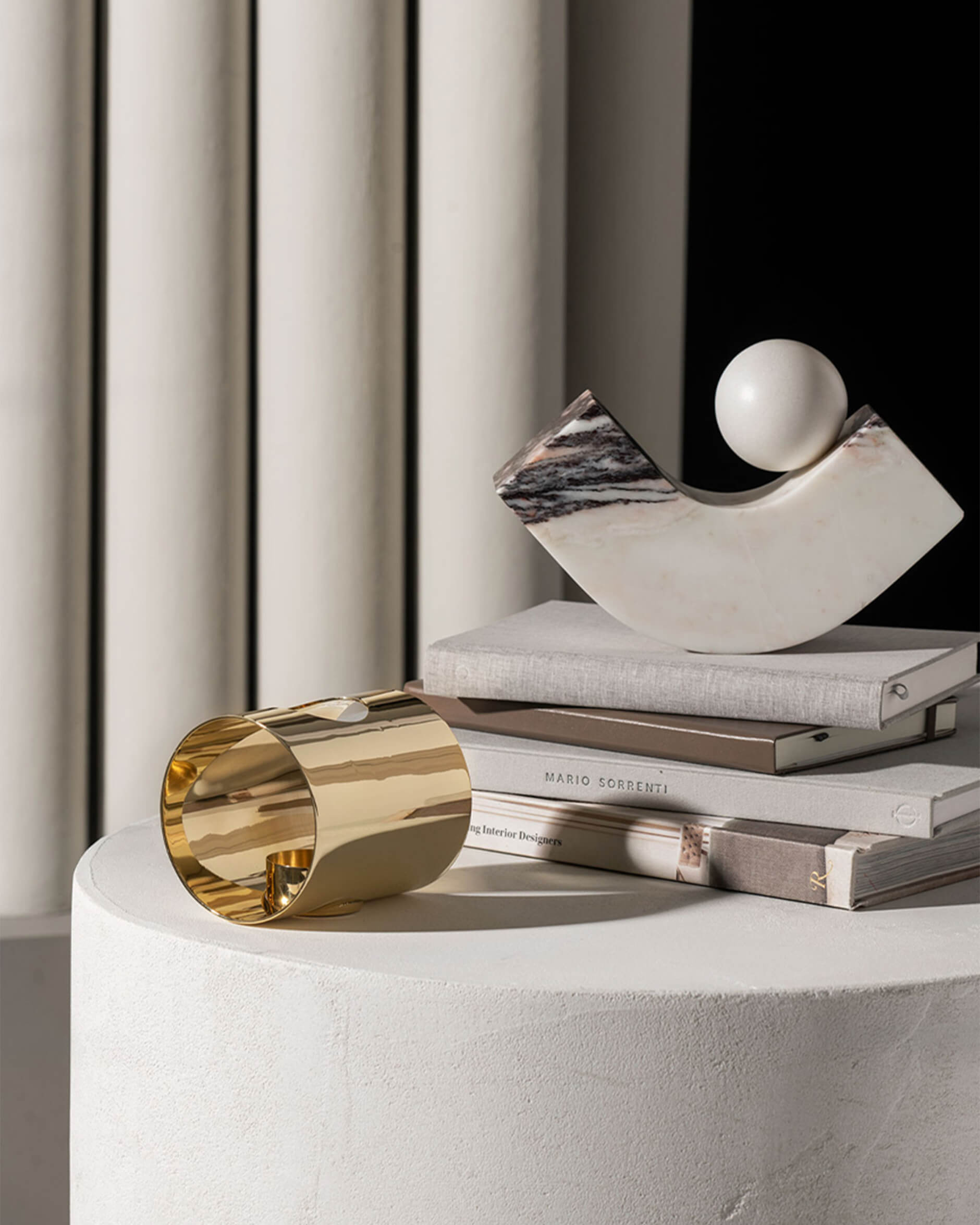 Pipe ljushållare mässing