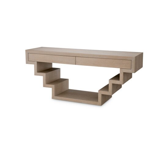 null - Rialto Console Table Washed Oak