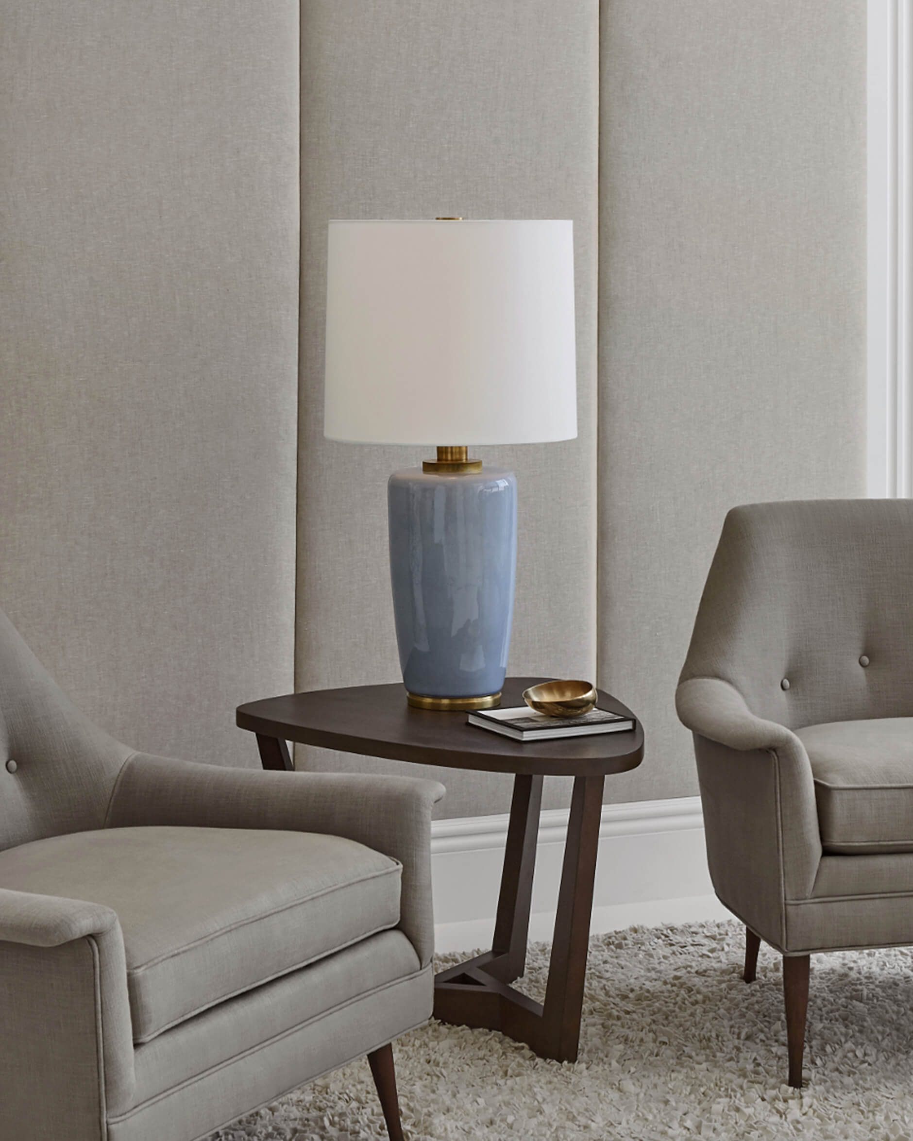 Chado bordslampa isblå