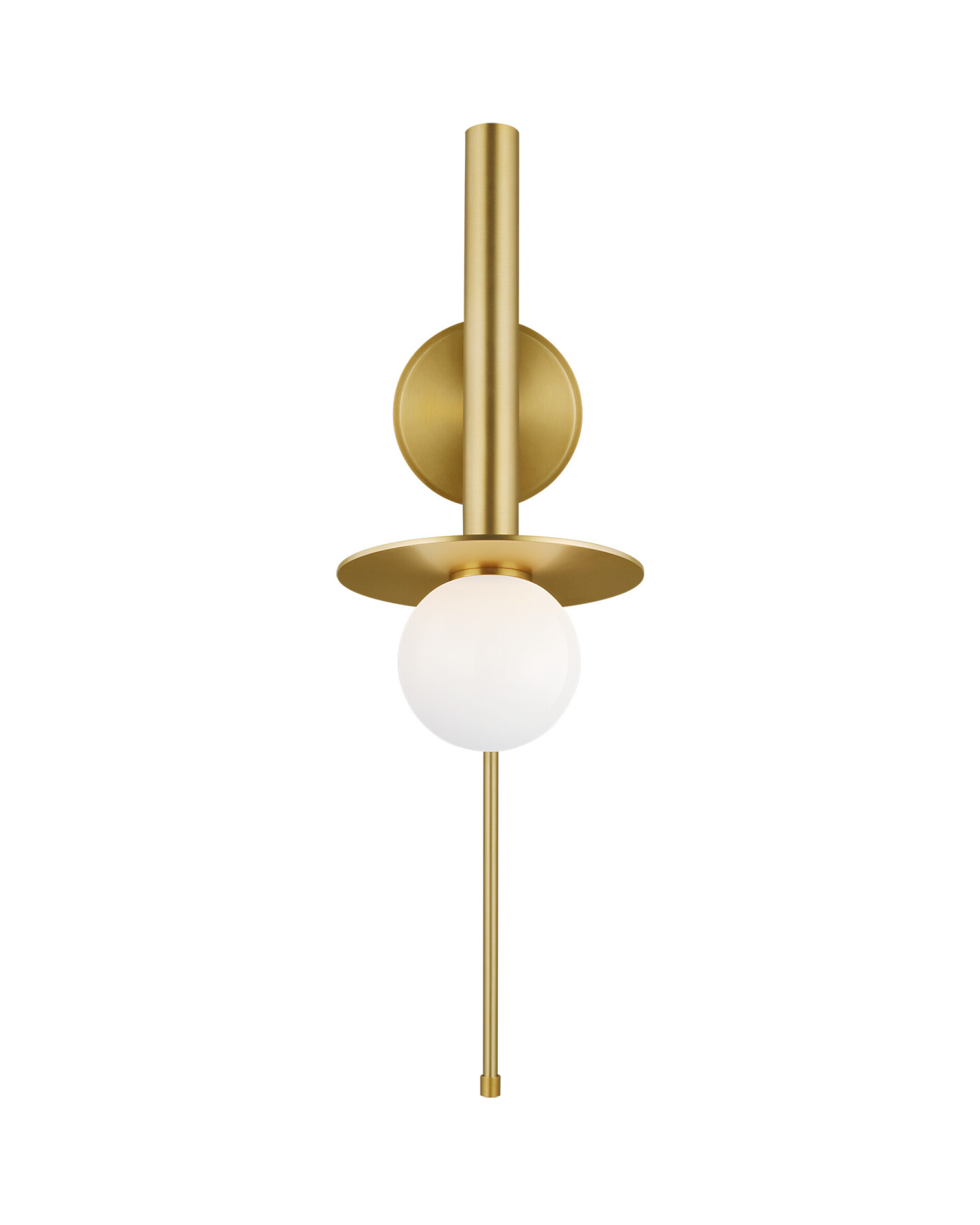 Nodes Pivot vägglampa mässing