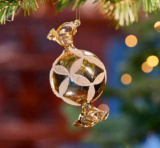 null - Elli Caramel Ornament Gold