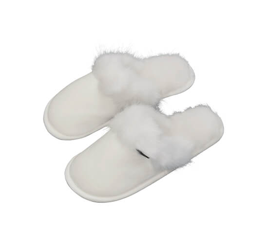 Aspen slippers, hvite