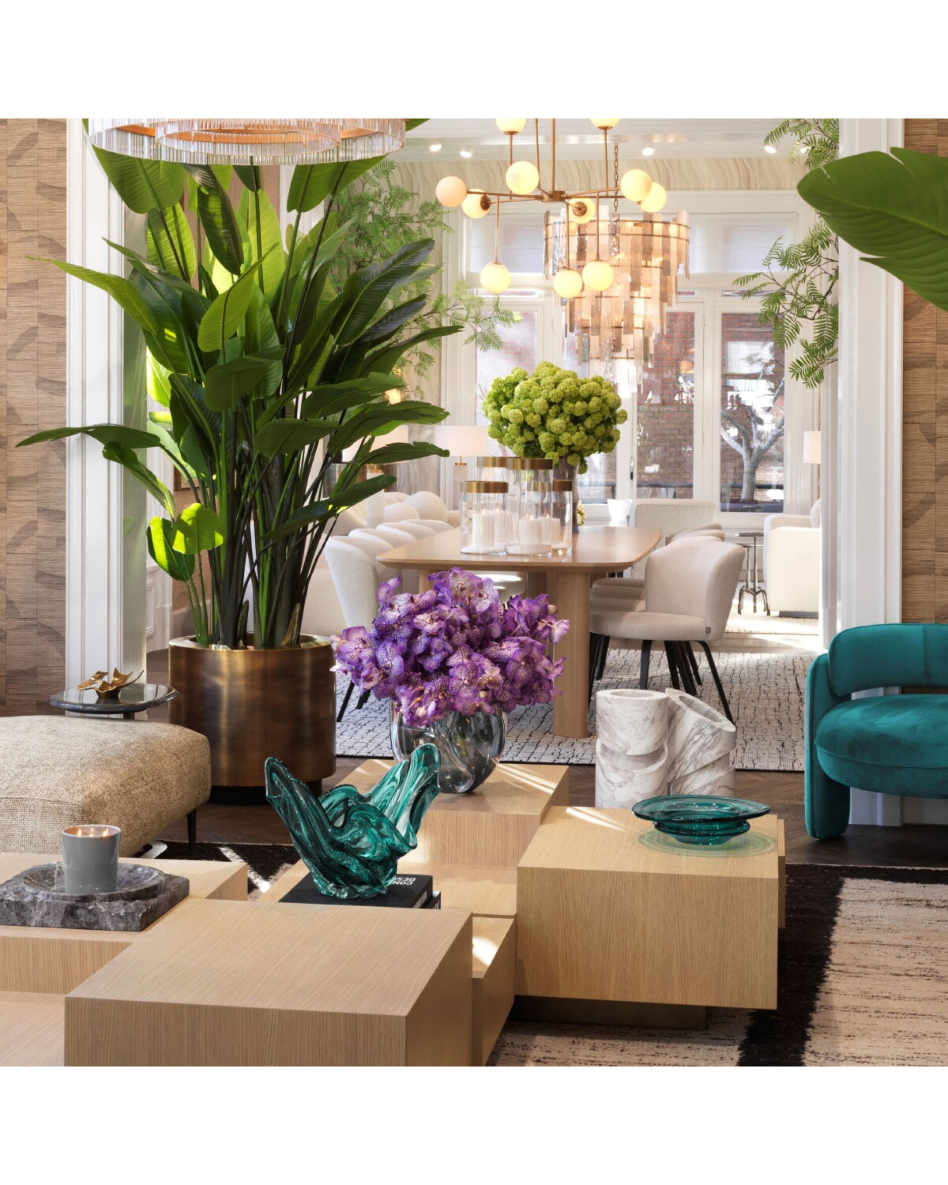 Chaplin Chair Savona Turquoise