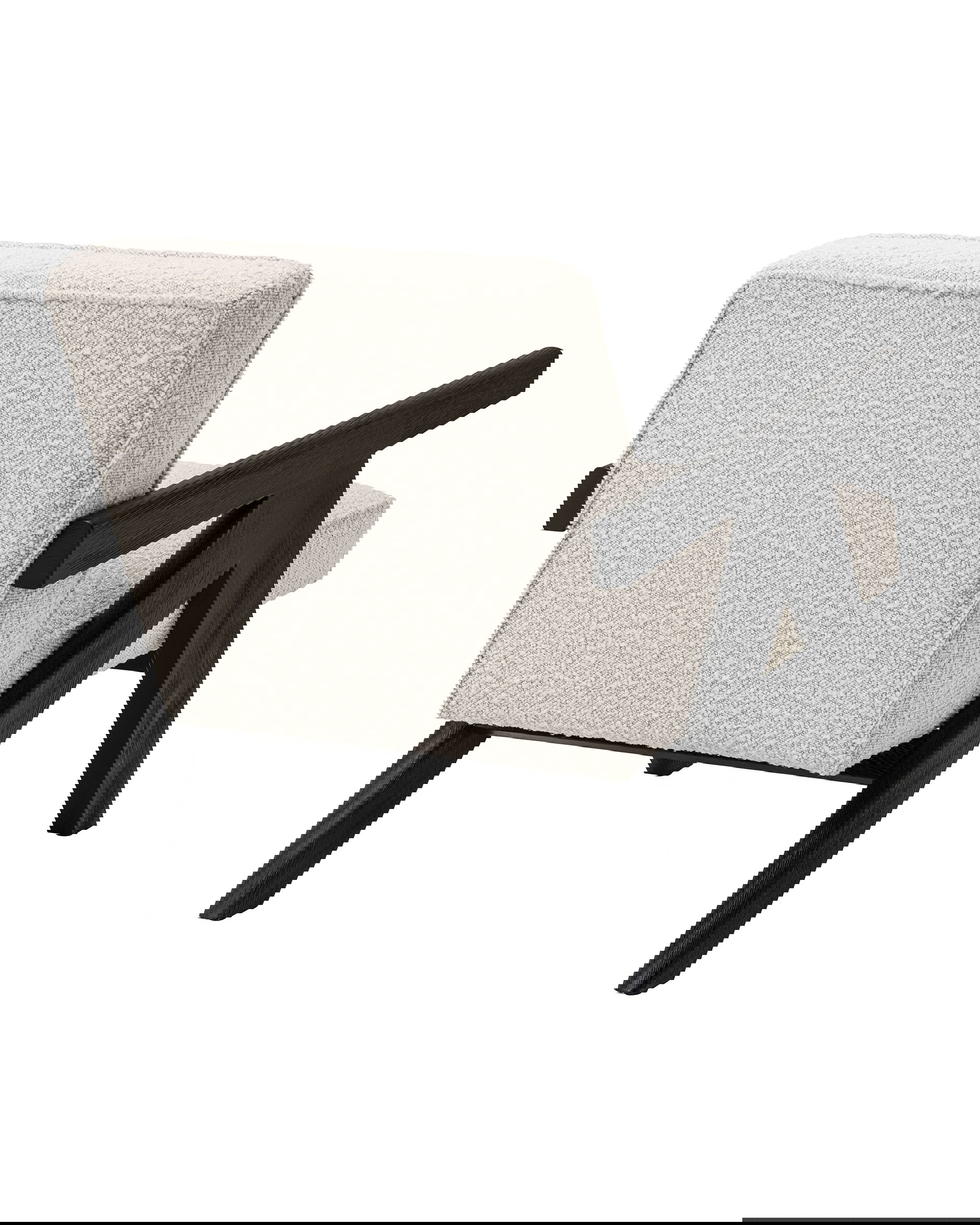 Greta fåtölj bouclé cream