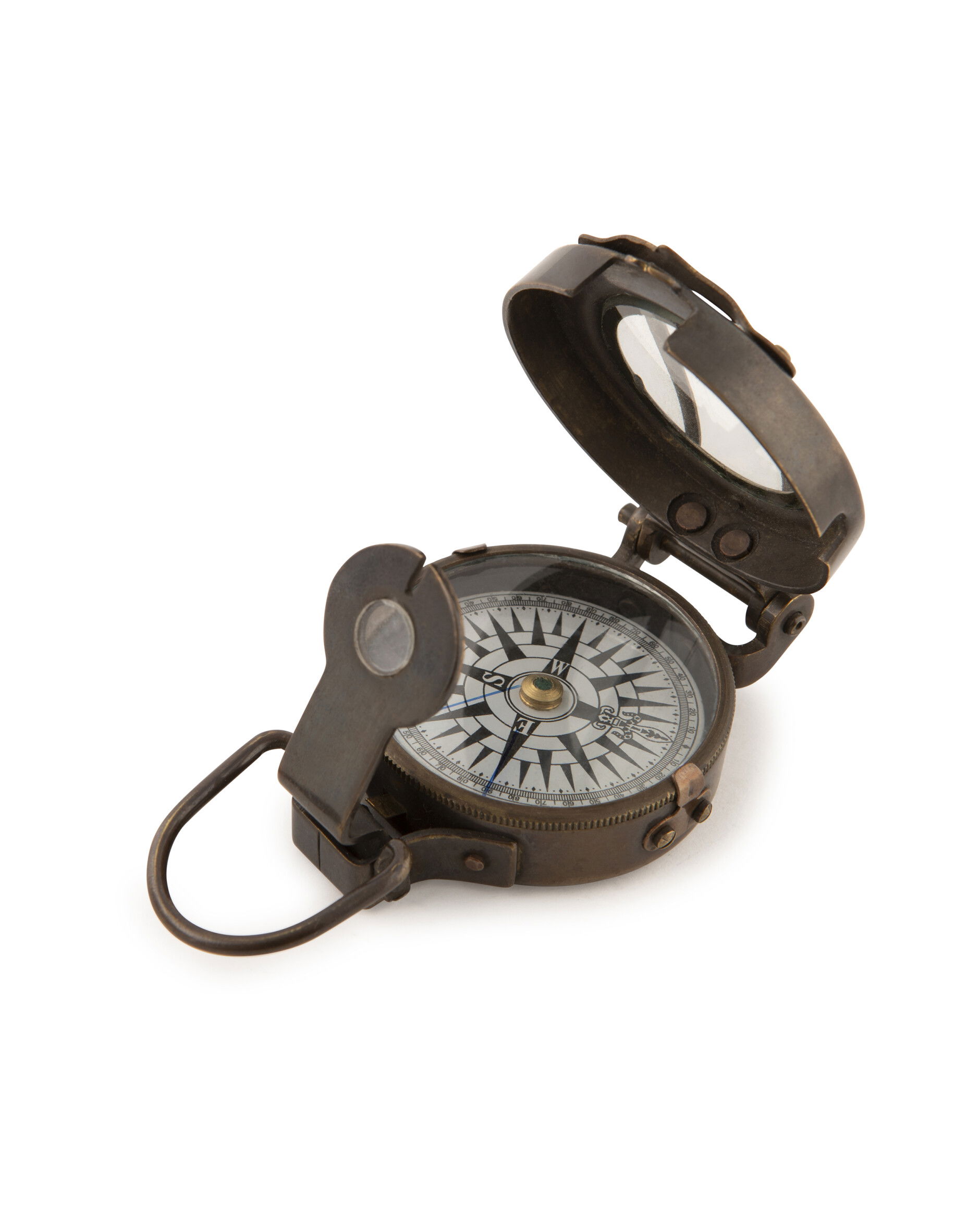 WWII kompass brons