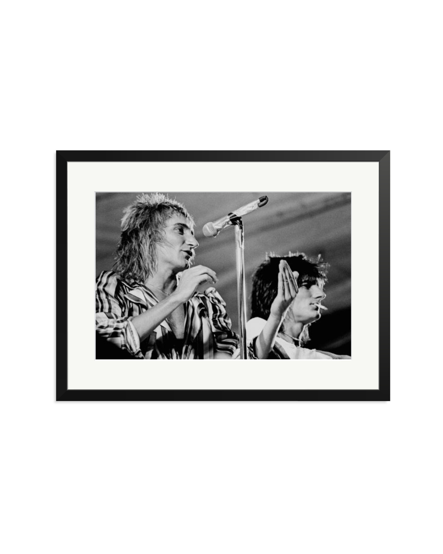Rod Stewart & Ron Wood 1975 Black / XL