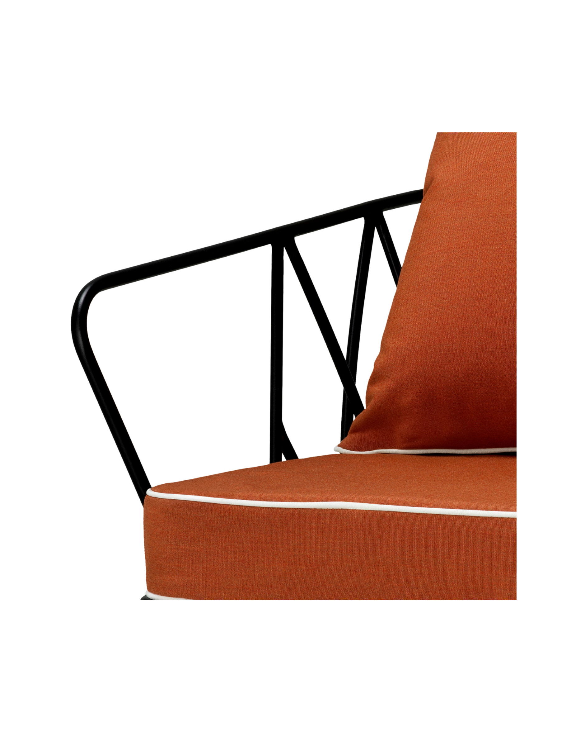 Clifton fåtölj blaise orange