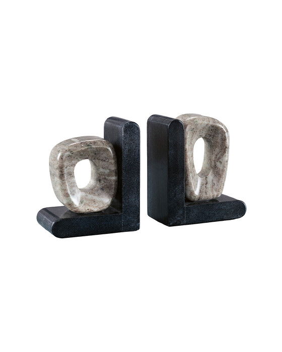 Hera bogstøtter beige 2-pak