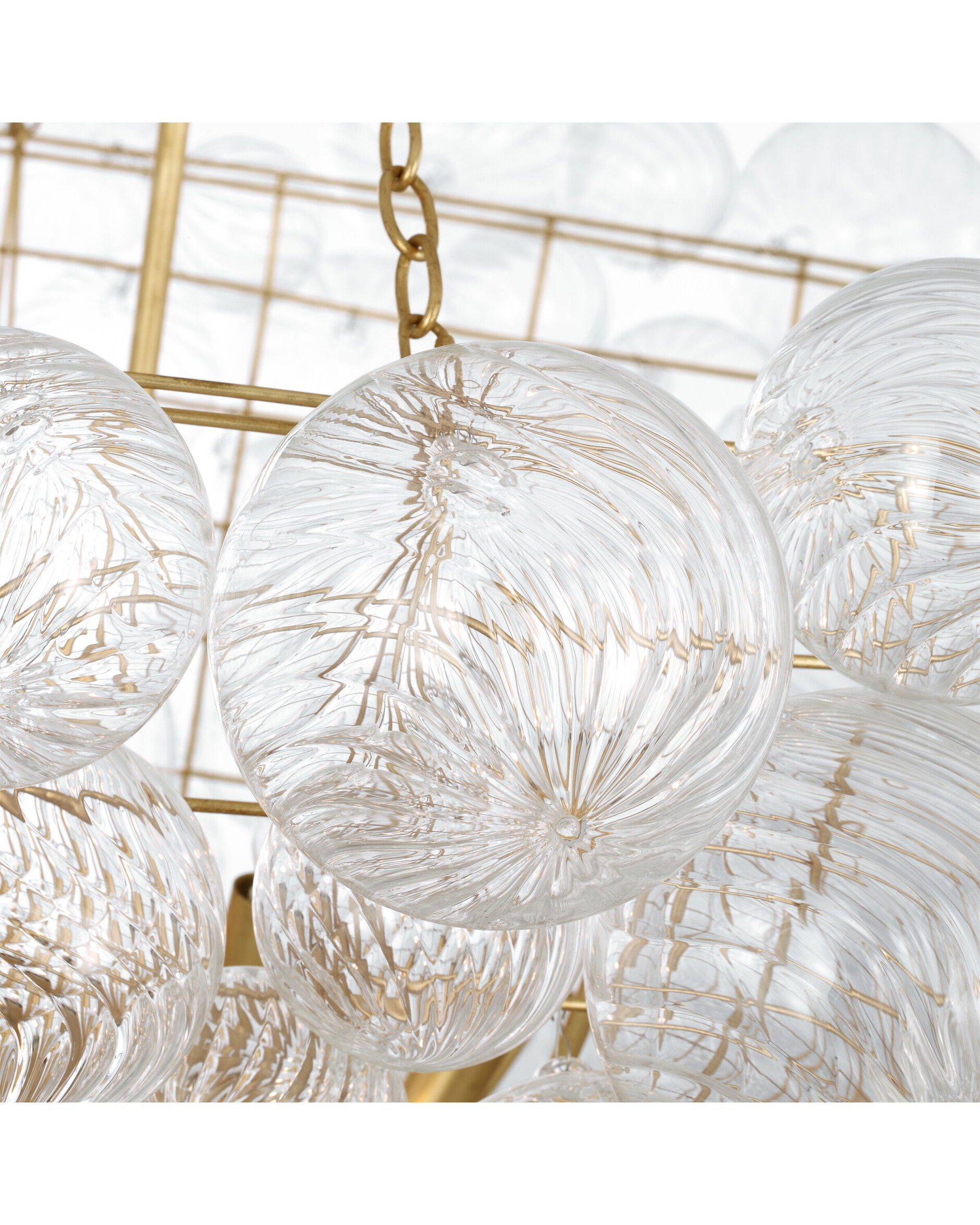 Talia 56" takkrona guld