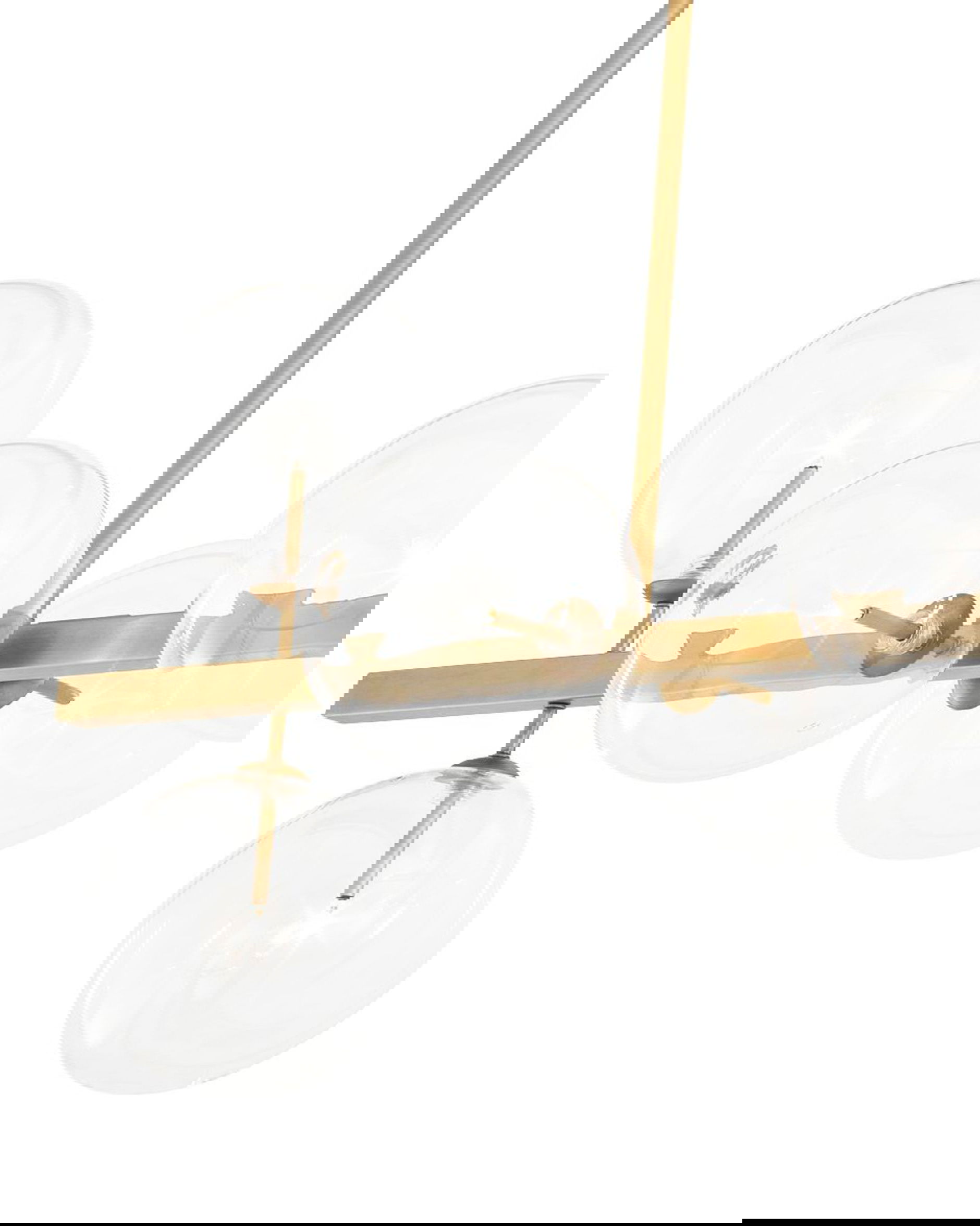 Largo taklampa mässing