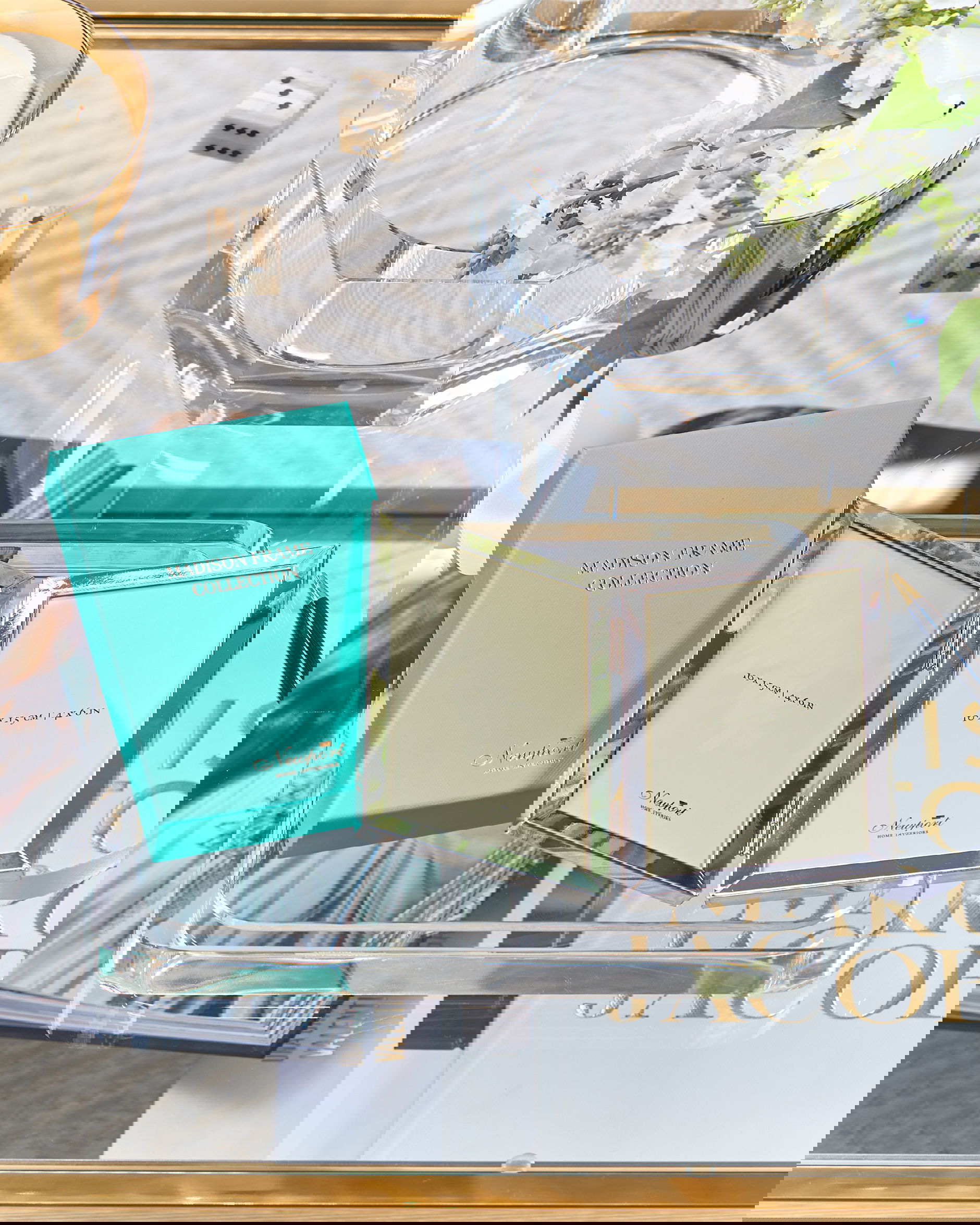 Greta Bilderrahmen silber doppelt