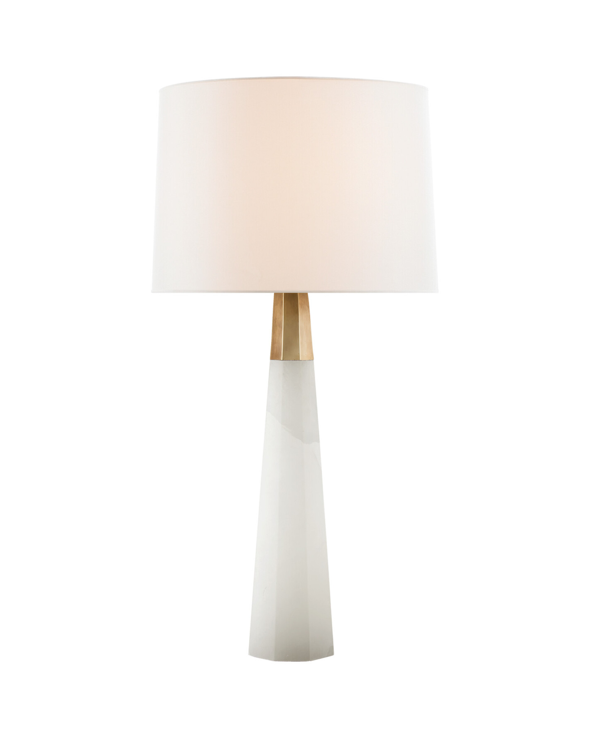 Olsen bordslampa alabaster/antik mässing