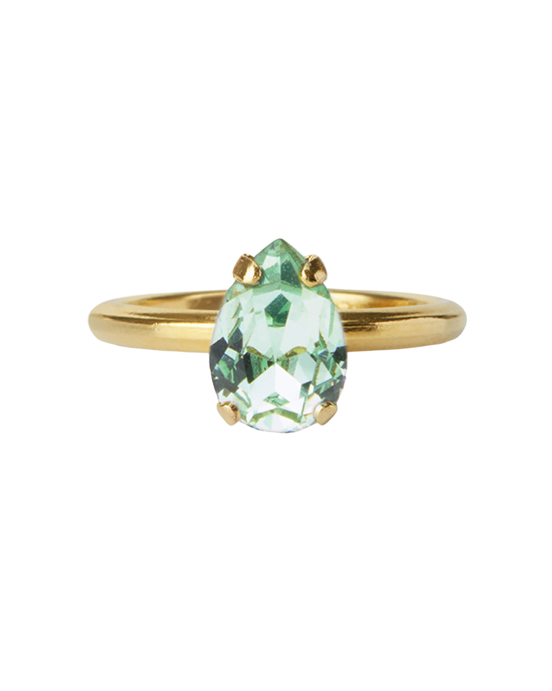 Petite Drop ring chrysolite