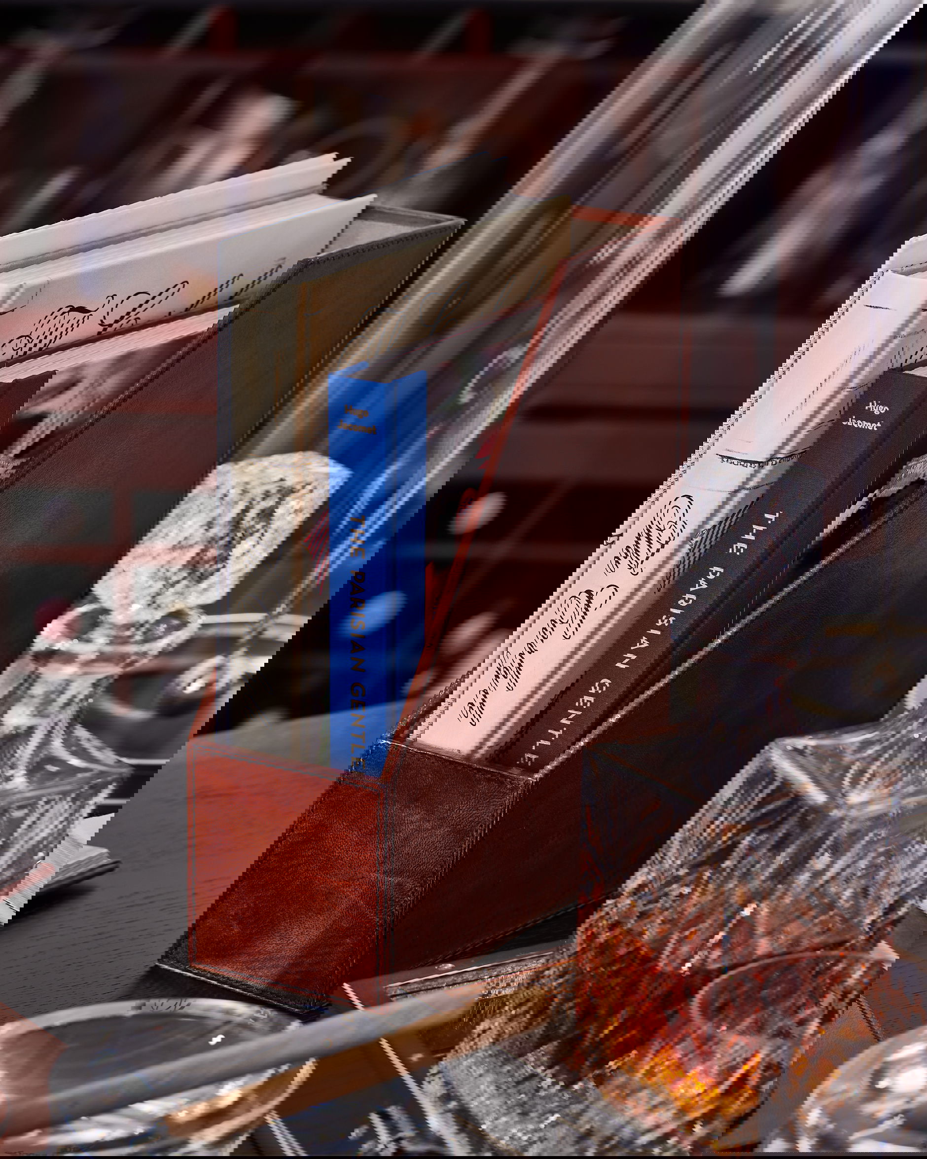 Kensington tidskriftssamlare läder