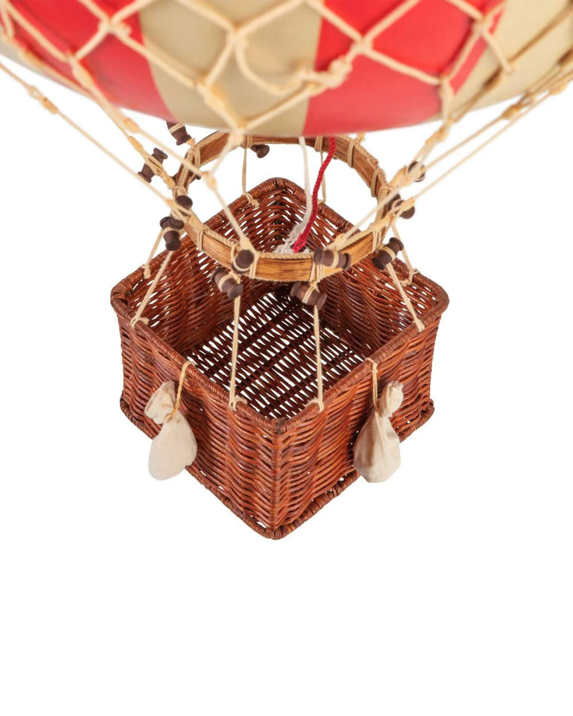 Jules Verne luftballong röd