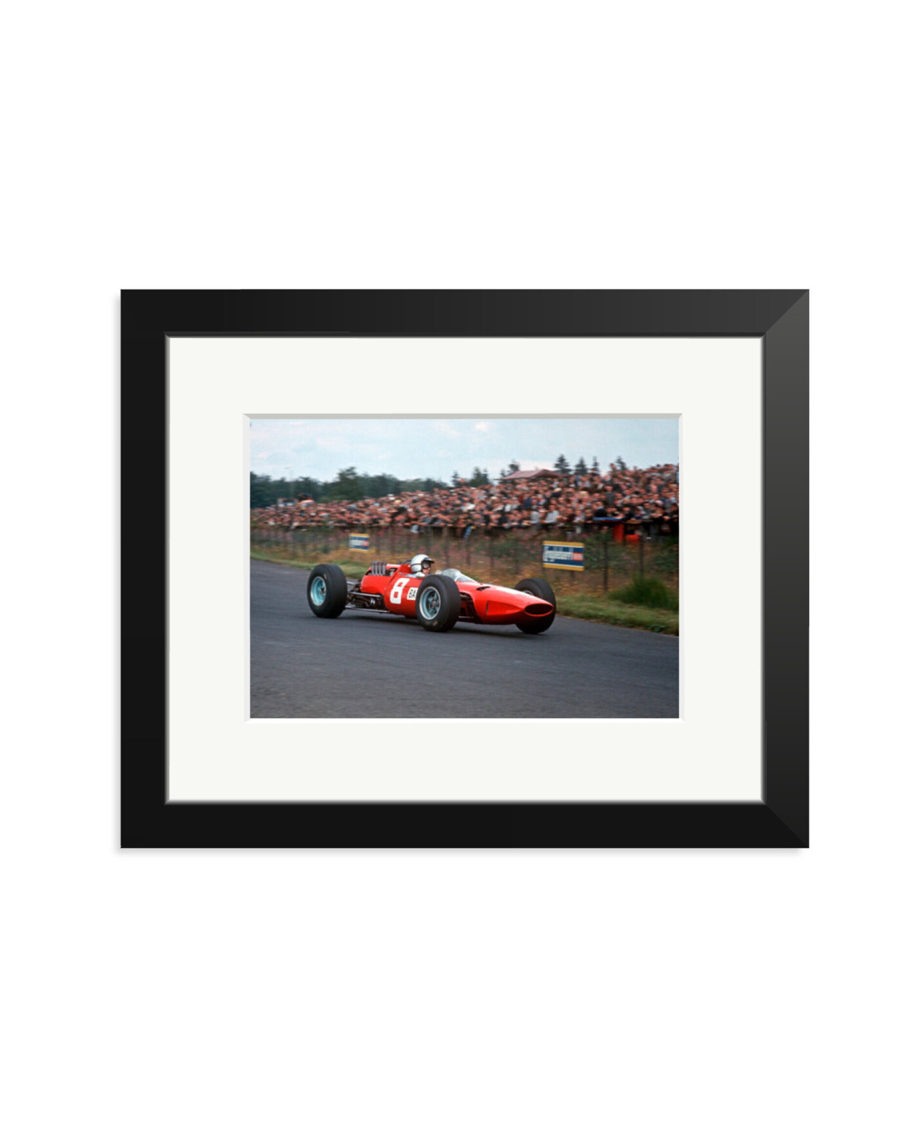 Lorenzo Bandini in Ferrari 156 Black / Small