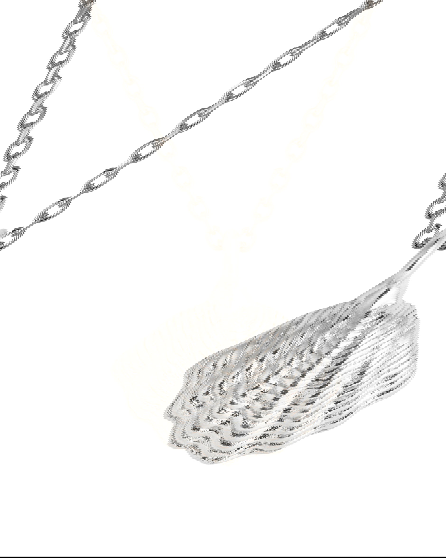 Mira Shell Necklace rhodium