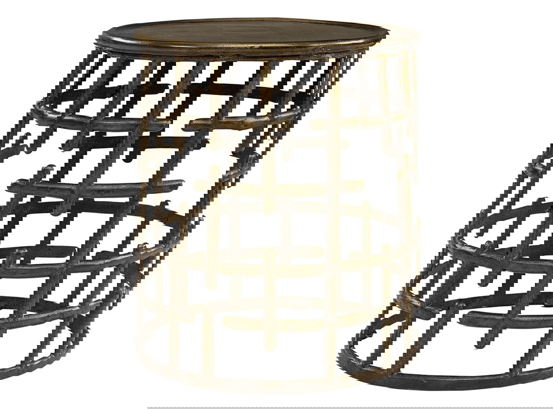 Franco Side Table Vintage Brass