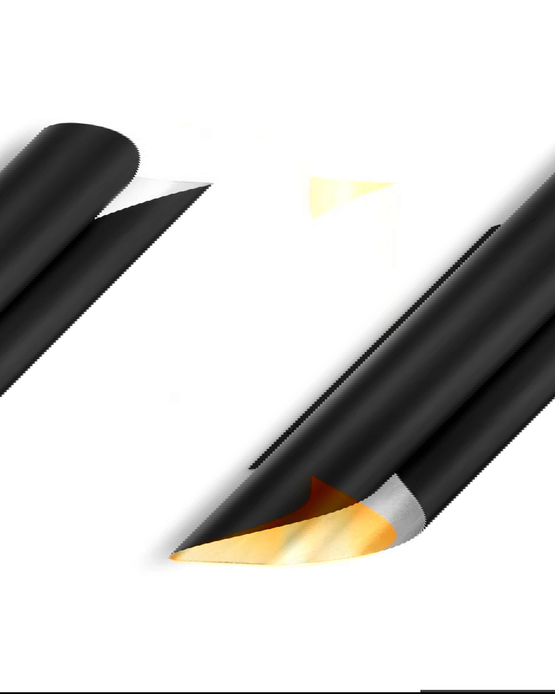 Asco vägglampa svart