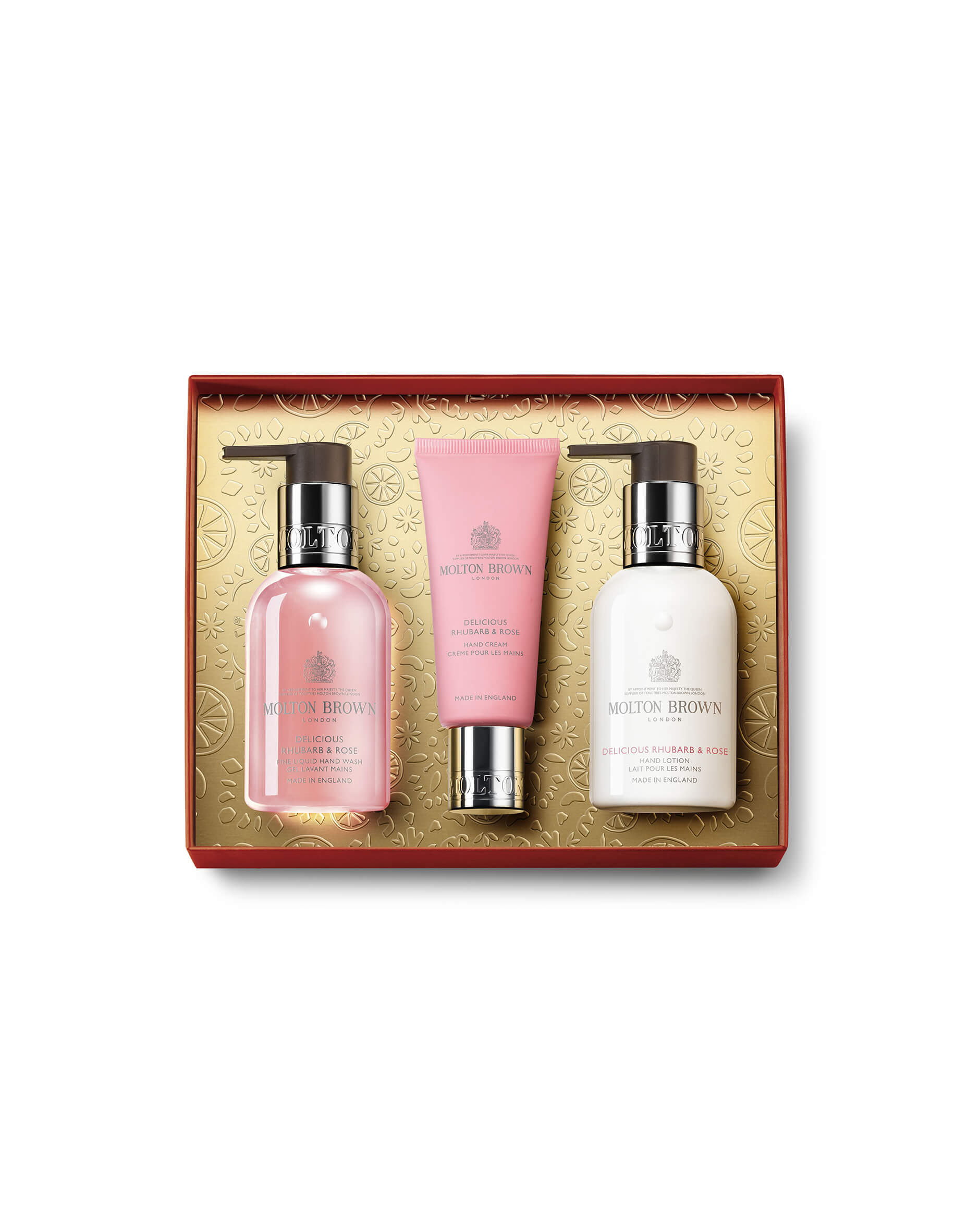 Delicious Rhubarb & Rose handtvål/handkräm