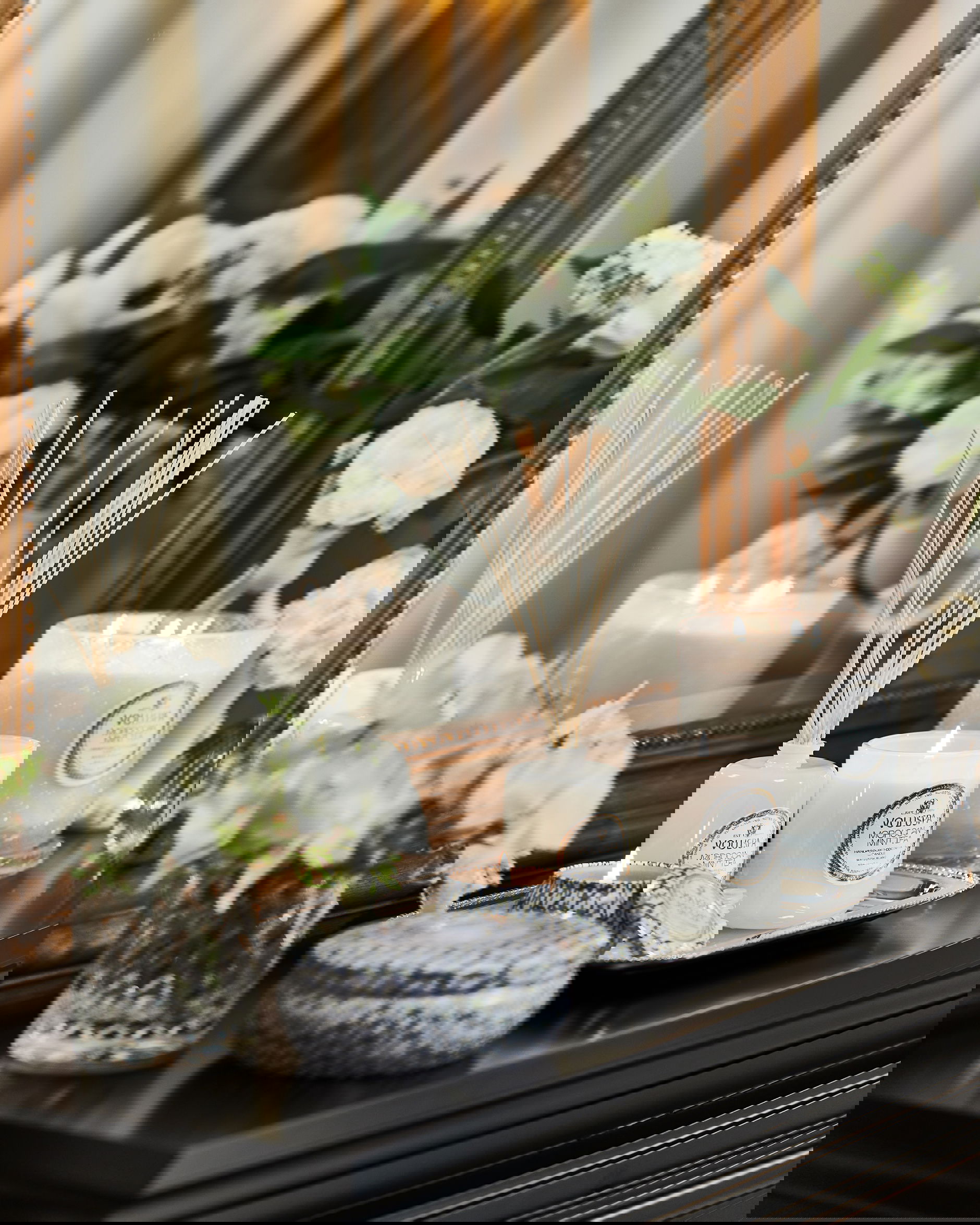 Moroccan Mint Tea doftljus 3-wick