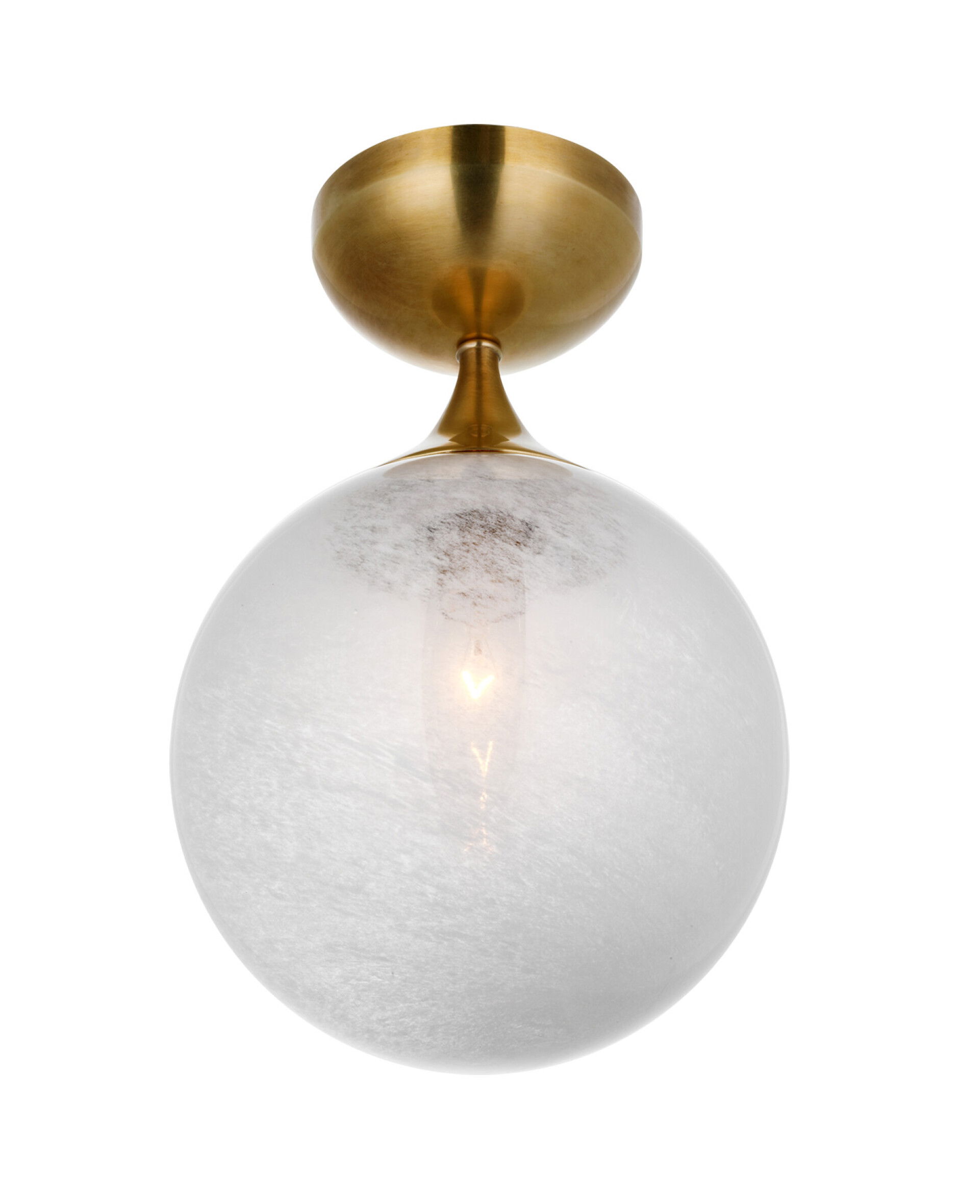 Cristol plafond antik mässing