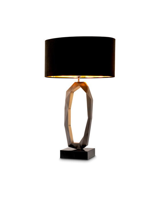 Santos bordslampa gunmetal