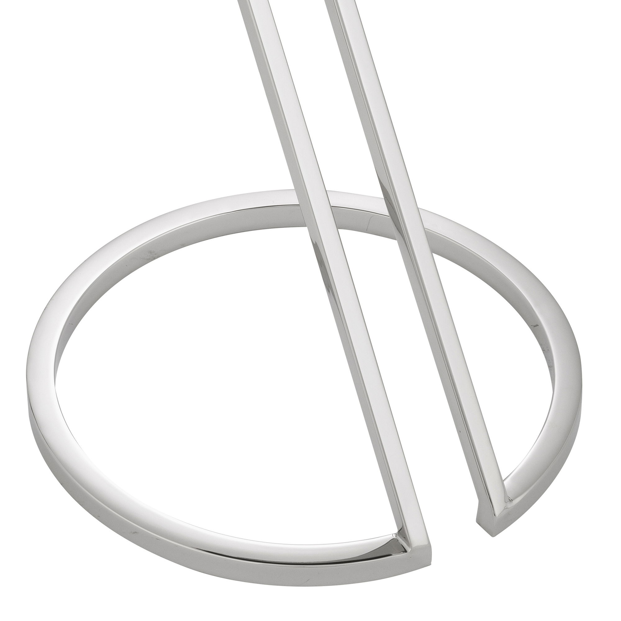 Falcone Side Table Polished Stainless Steel