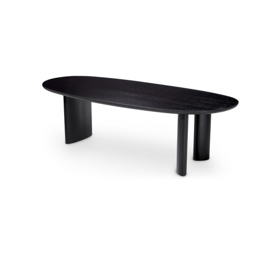 Black veneer - Lindner dining table black veneer