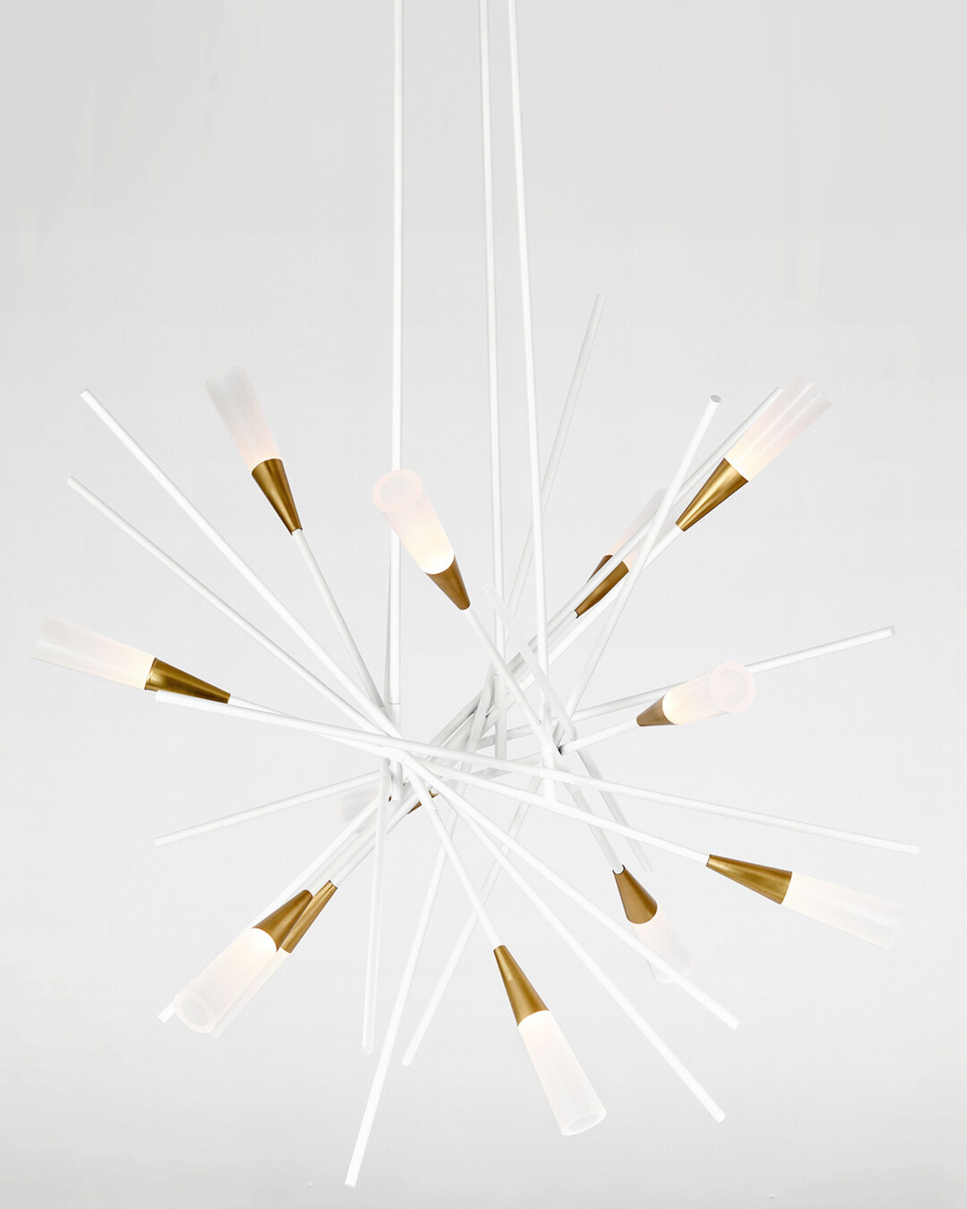 Stellar Chandelier White Medium