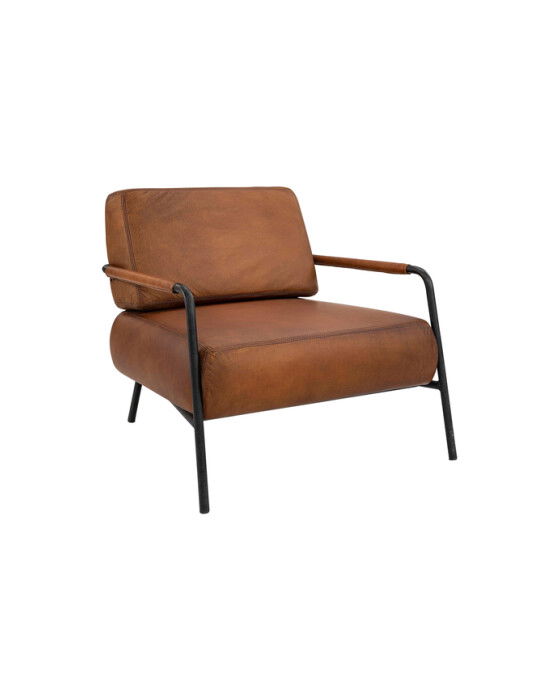 sinclair fåtölj brun