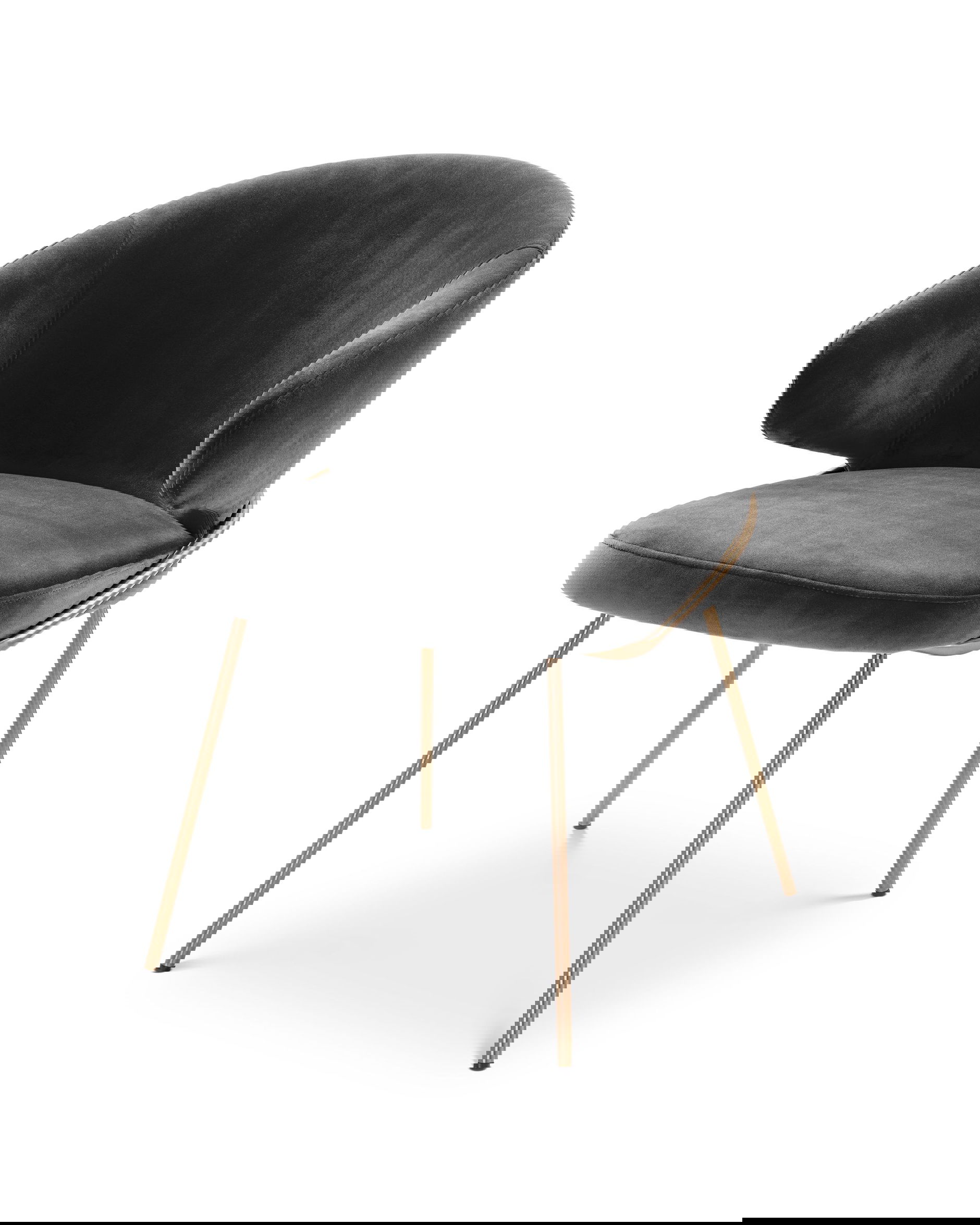 Kinley matstol savona dark grey velvet