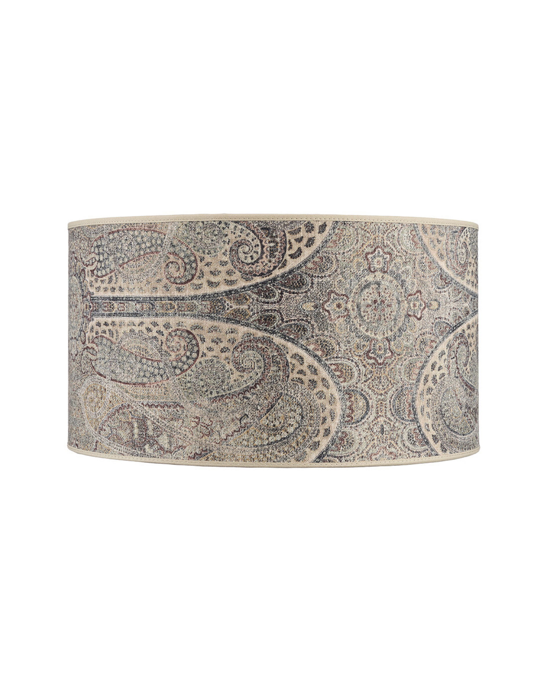 Sylinder lampeskjerm Sheldon paisley brown