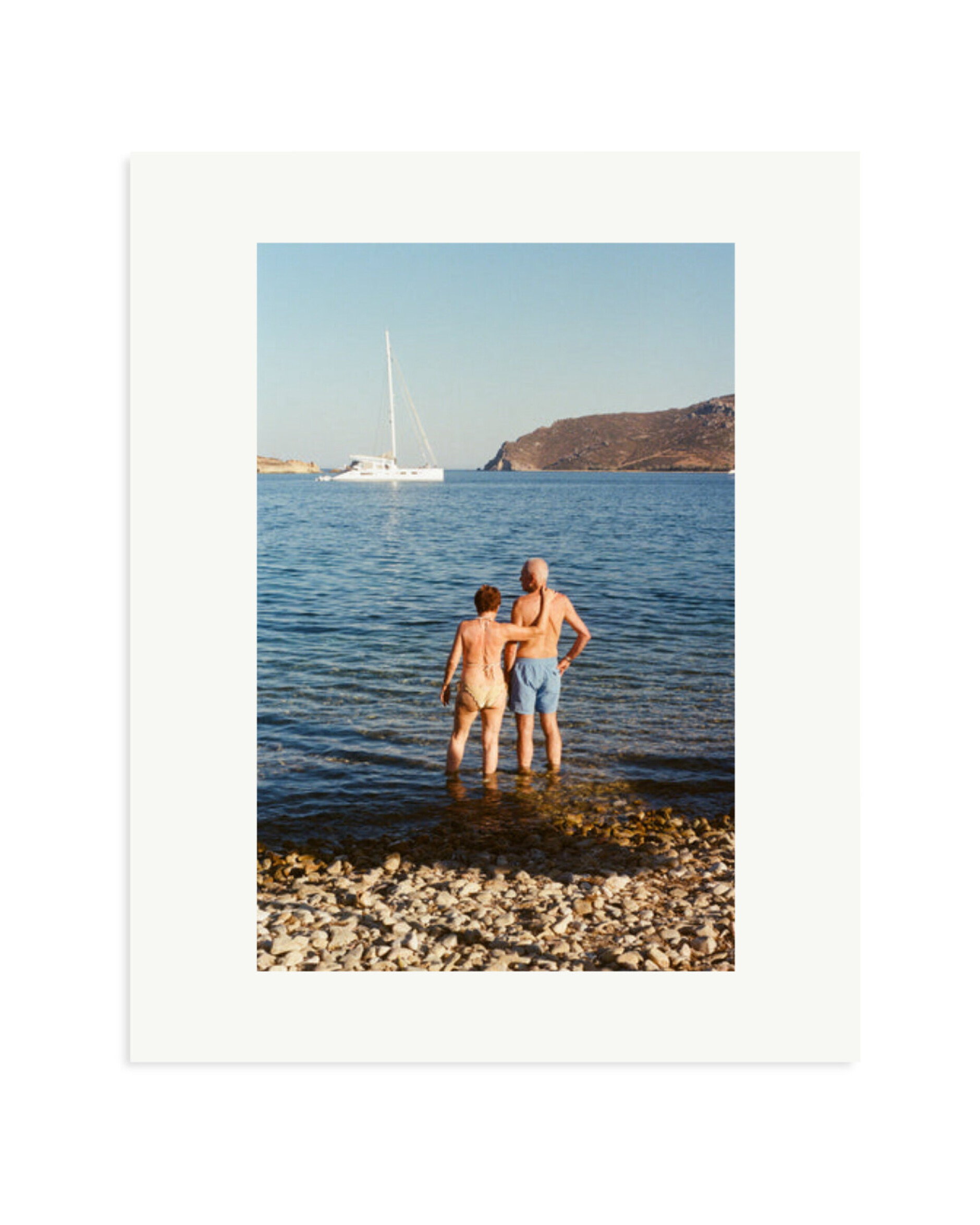 Couple in the Rocks Print Only / Medium