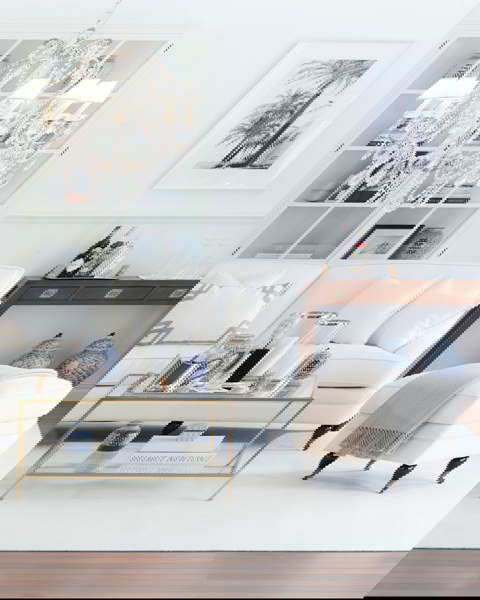 Howard Classic fotpall off-white