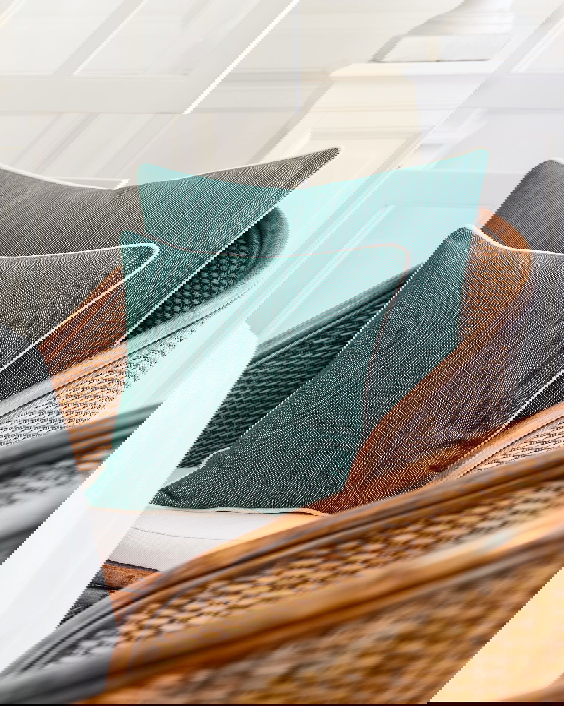 Colleen kuddfodral grön